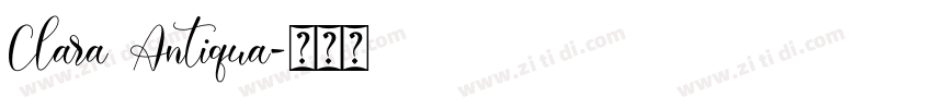 Clara Antiqua字体转换